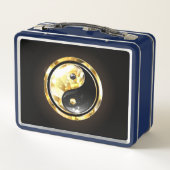 金ゴールド陰陽オンブラック メタルランチボックス (裏面)