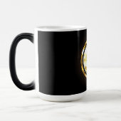 金ゴールド陰陽オンブラック モーフィングマグカップ (左)