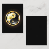 金ゴールド陰陽オンブラック 割引カード (正面/裏面)