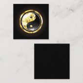 金ゴールド陰陽オンブラック 割引カード (正面/裏面)