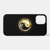 金ゴールド陰陽オンブラック Case-Mate iPhoneケース (裏面 (横))