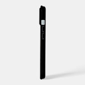 金ゴールド陰陽オンブラック iPhone 15ケース (左側面)