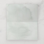 金ゴールド離れとユーカリプタス結婚グリーンリー プレイスカード (内部開封)