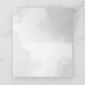 金ゴールド離れとユーカリプタス結婚グリーンリー プレイスカード (内部開封)