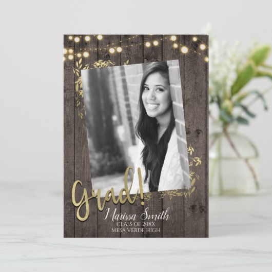 金ゴールド離れとラ素朴イツダークウッド卒業 招待状 (スタンド正面)