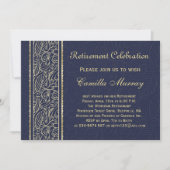 金ゴールド離れは真夜中の青い定年 招待状 (正面)