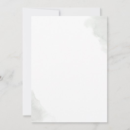 金ゴールド離れグリーリハエレガントーサルディナー 招待状 (裏面)