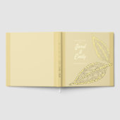 金ゴールド離れス結婚フォイルゲストブック ゲストブック (全面)
