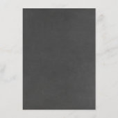 金ゴールド離れチョーク結婚の詳細 – 情報 エンクロージャーカード (裏面)