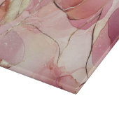 金ゴールド離れバルガンディ赤面ピンク カッティングボード (角)