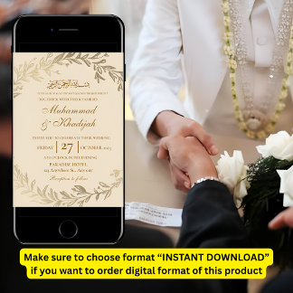 金ゴールド離れムリ華美ズム結婚式招待状ニカ 招待状