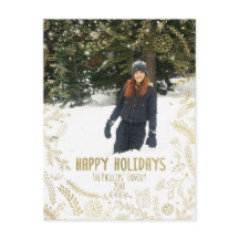 金ゴールド離れ素朴クリスマスHoliday Photo