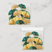 金ゴールド離れ スクエア名刺 (正面/裏面)