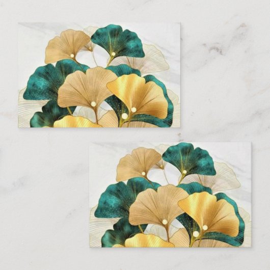 金ゴールド離れ 名刺 (正面/裏面)