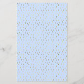 金ゴールド雨フェイク滴箔サービスと価格フライヤー (裏面)