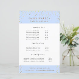 金ゴールド雨フェイク滴箔サービスと価格フライヤー