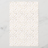 金ゴールド雨フェイク滴箔サービスと価格フライヤー (裏面)