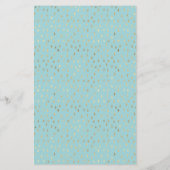 金ゴールド雨フェイク滴箔サービスと価格フライヤー (裏面)