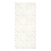 金ゴールド雨滴箔フェイクトレンディー価格 ラックカード (裏面)