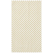 金ゴールド雪が白い冬 テーブルクロス (正面)