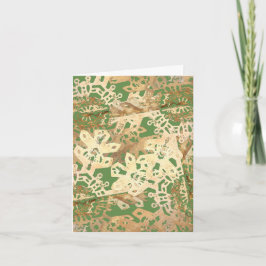 金ゴールド雪が緑 シーズンカード