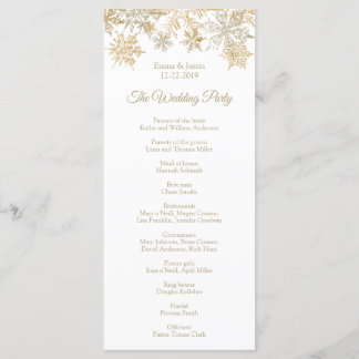 金ゴールド雪エレガント雪の冬クリスマスラックカード プログラム