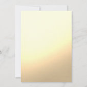 金ゴールド雪企業の結晶パーティー 招待状 (裏面)