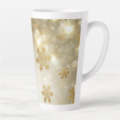 金ゴールド雪片 カフェラテマグ (右)
