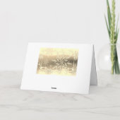 金ゴールド雪解け カード (裏面)