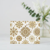 金ゴールド雪 シーズンポストカード (スタンド正面)