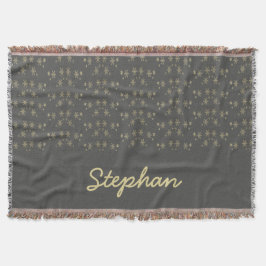 金ゴールド雪 スローブランケット