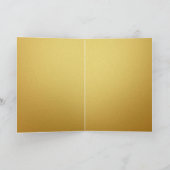 金ゴールド雲タイガー紙切中国のり新年2022 カード (内部)