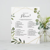 金ゴールド電話ブライダルシャワーゲーム (スタンド正面)