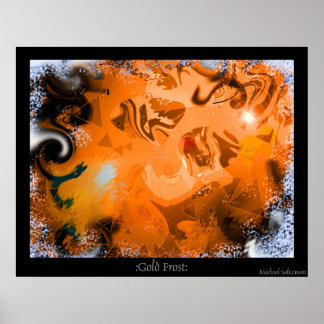金ゴールド霜 ポスター