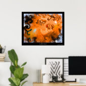 金ゴールド霜 ポスター (ホームオフィス)