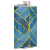 金ゴールド青パタグランジーン フラスク (右)