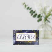 金ゴールド青手作りのバスボムソープのきらめき 名刺 (スタンド正面)