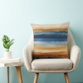 金ゴールド青銅さび青水色 クッション (椅子)