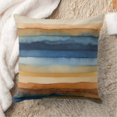 金ゴールド青銅さび青水色 クッション (ブランケット)