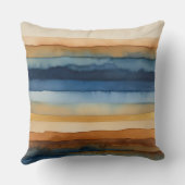 金ゴールド青銅さび青水色 クッション (裏面)