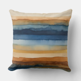 金ゴールド青銅さび青水色 クッション