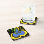金ゴールド青 コースター (右側)