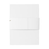 金ゴールド静脈ユーカリ結婚式招待状ベリーバンド 招待状ベリーバンド (裏面例)