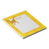 金ゴールド非表示 ノートパッド (アングル)