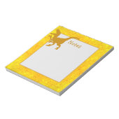 金ゴールド非表示 ノートパッド (回転)