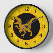 金ゴールド非表示 壁時計 (正面)