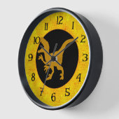 金ゴールド非表示 壁時計 (傾斜)