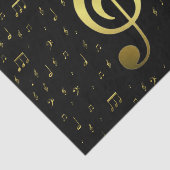 金ゴールド音楽ノート 薄葉紙 (詳細)