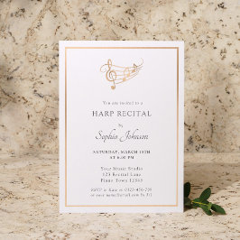 金ゴールド音符コンサート・リサイタル 招待状