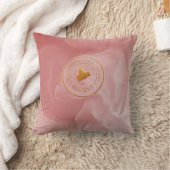 金ゴールド飛んでいる豚 クッション (ブランケット)